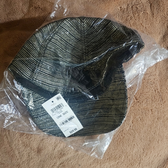 I.N.C. Black Sparkle Baseball Cap, One Size - Picture 3 of 3